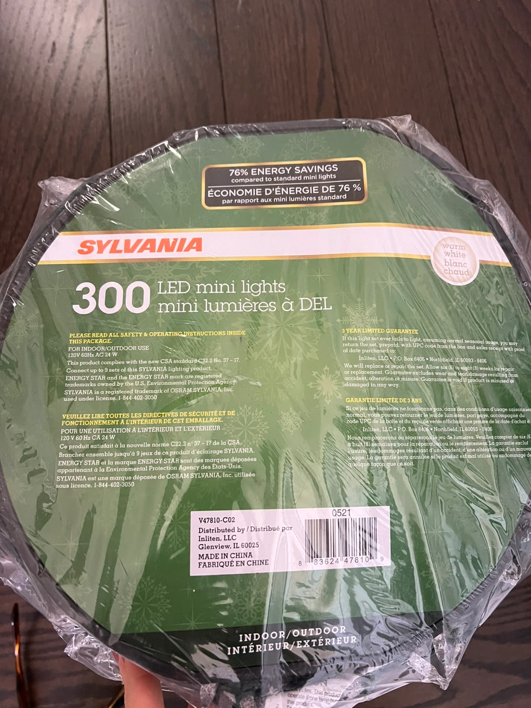 Brand new Sylvania 300 LED Mini Lights - Warm White - photo 2