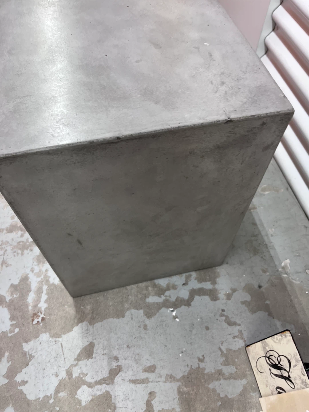 Concrete Cube Stand  or Side Table - photo 4