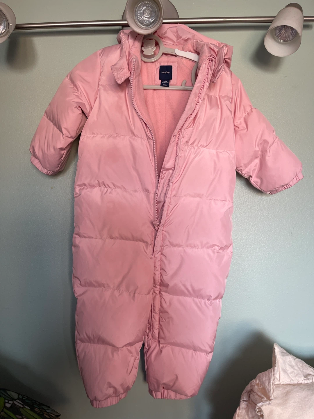 Baby Gap Pink Puffer Snowsuit 18-24 Months