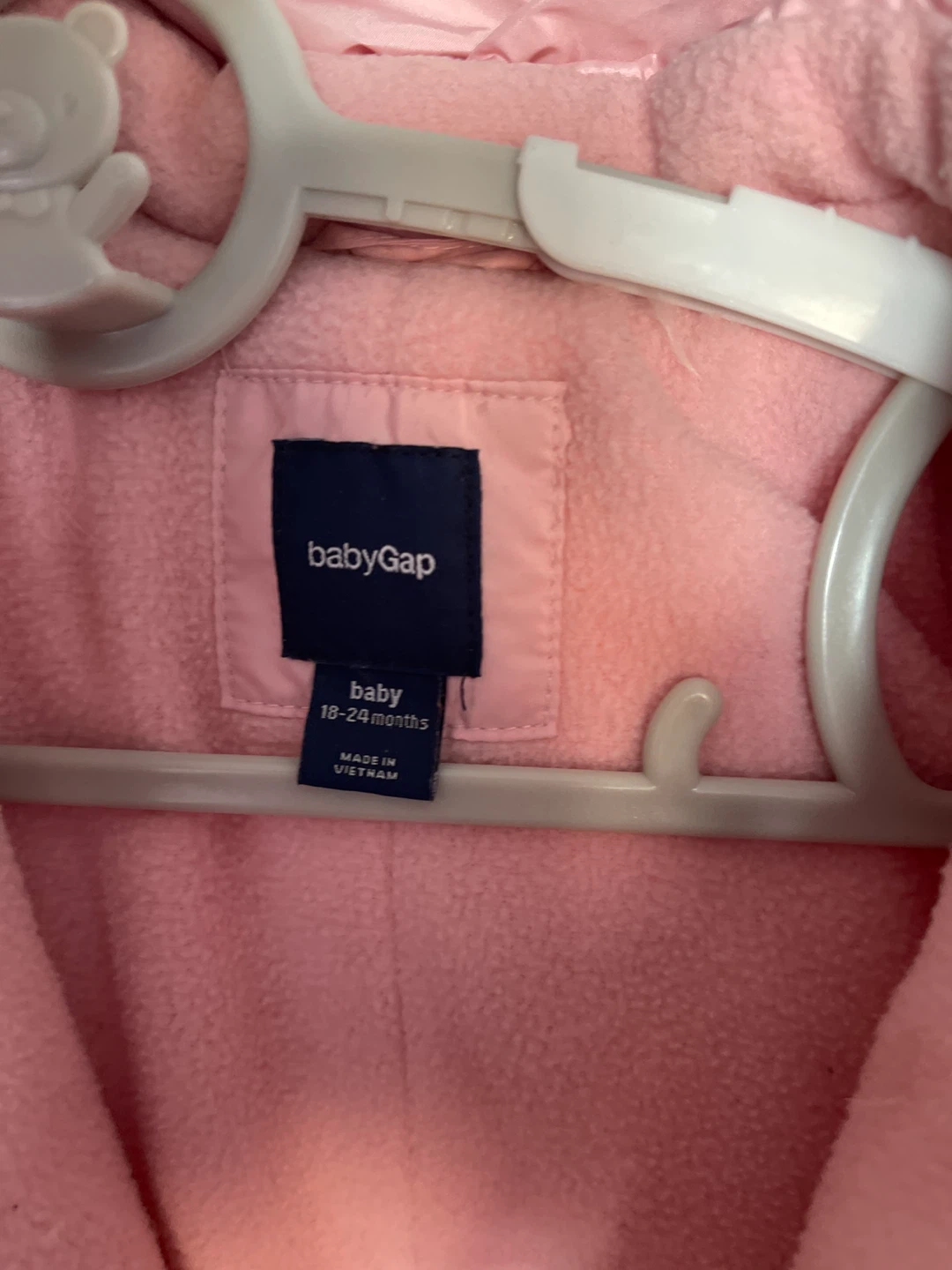 Baby Gap Pink Puffer Snowsuit 18-24 Months - photo 2