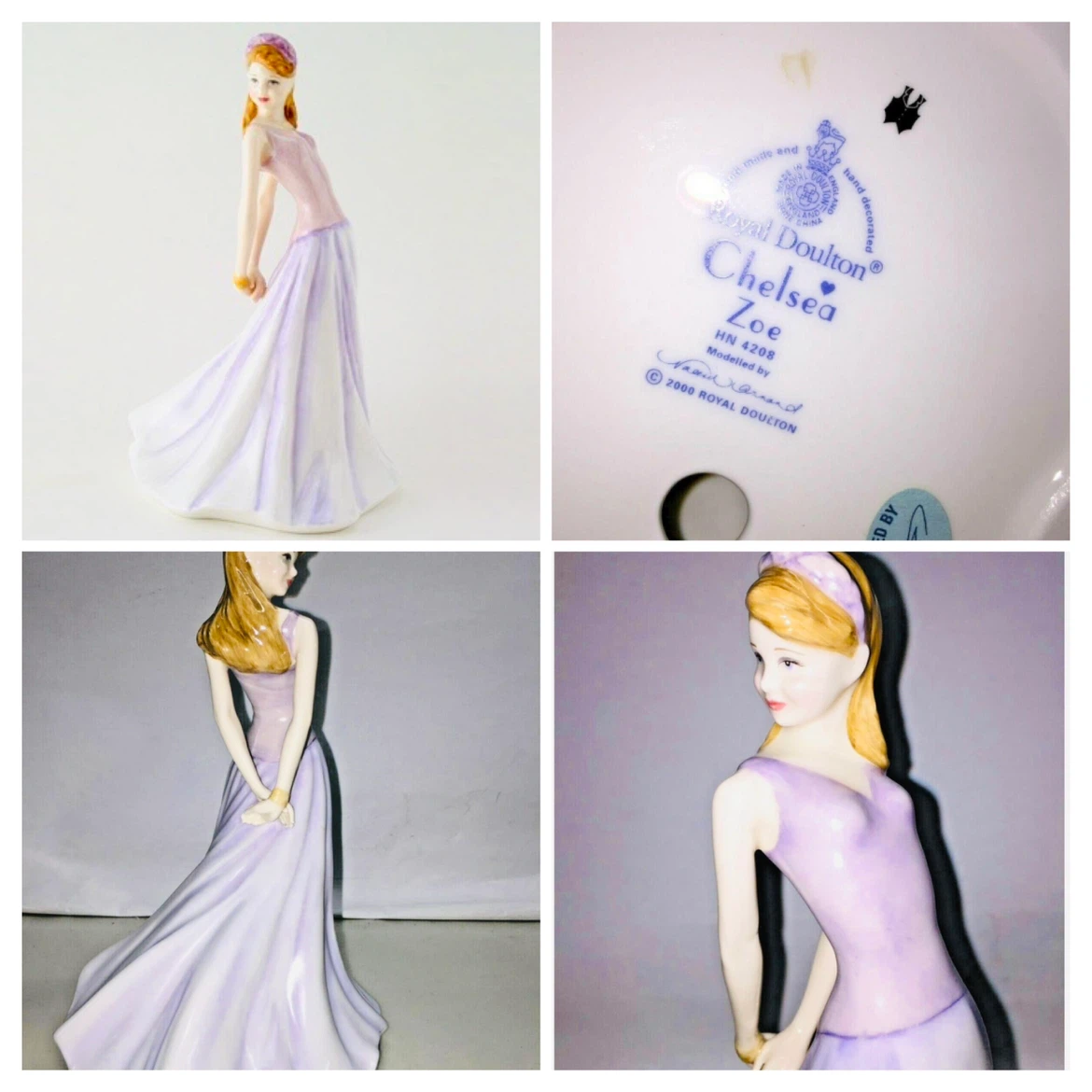 Royal Doulton CHELSEA ZOE HN 4208 Figurine