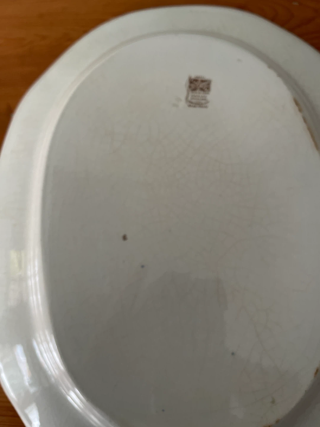 Vintage Pansy Pattern Floral Oval Serving Platter - photo 2
