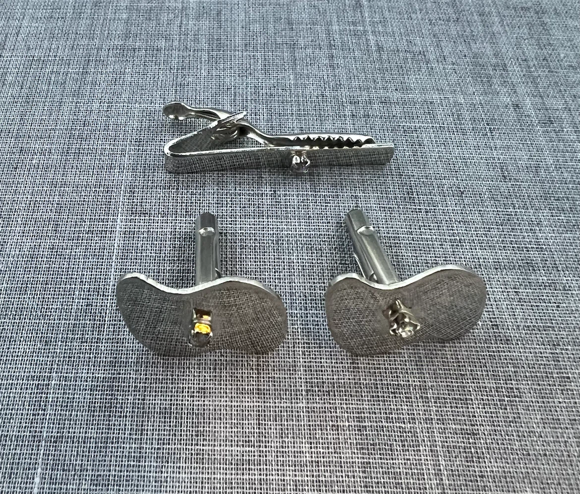 Vintage Aurora Borealis Cufflinks Set - photo 4