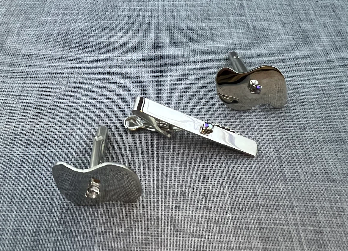 Vintage Aurora Borealis Cufflinks Set - photo 5