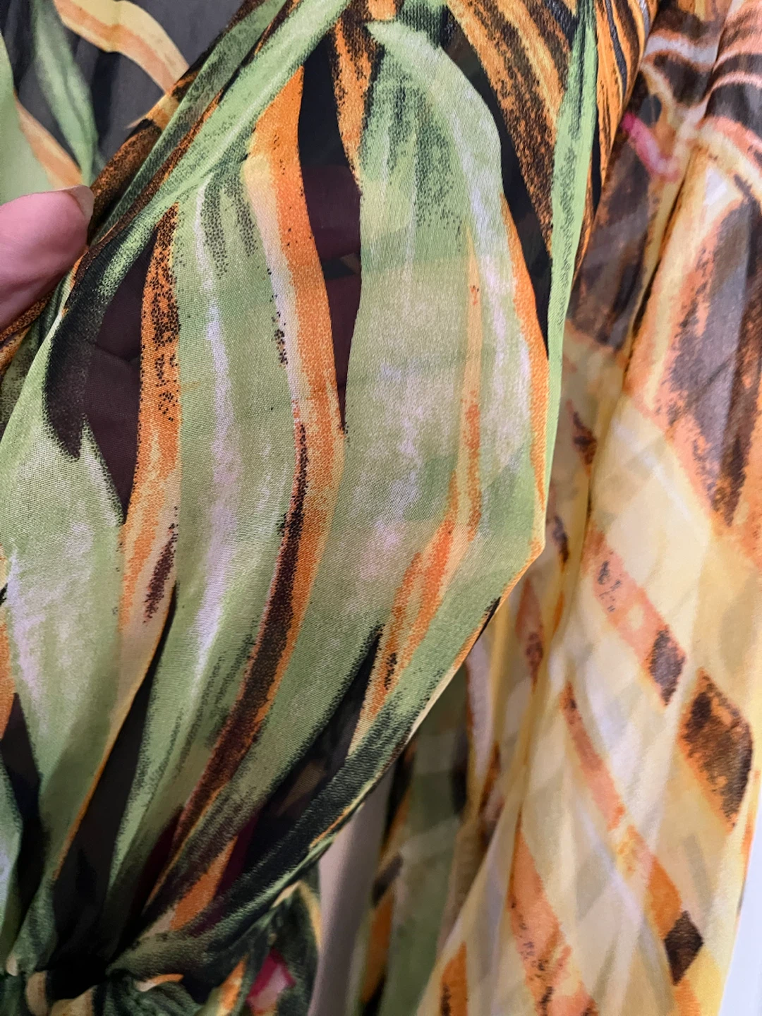 Max Love Tropical Print Wrap Dress - photo 4