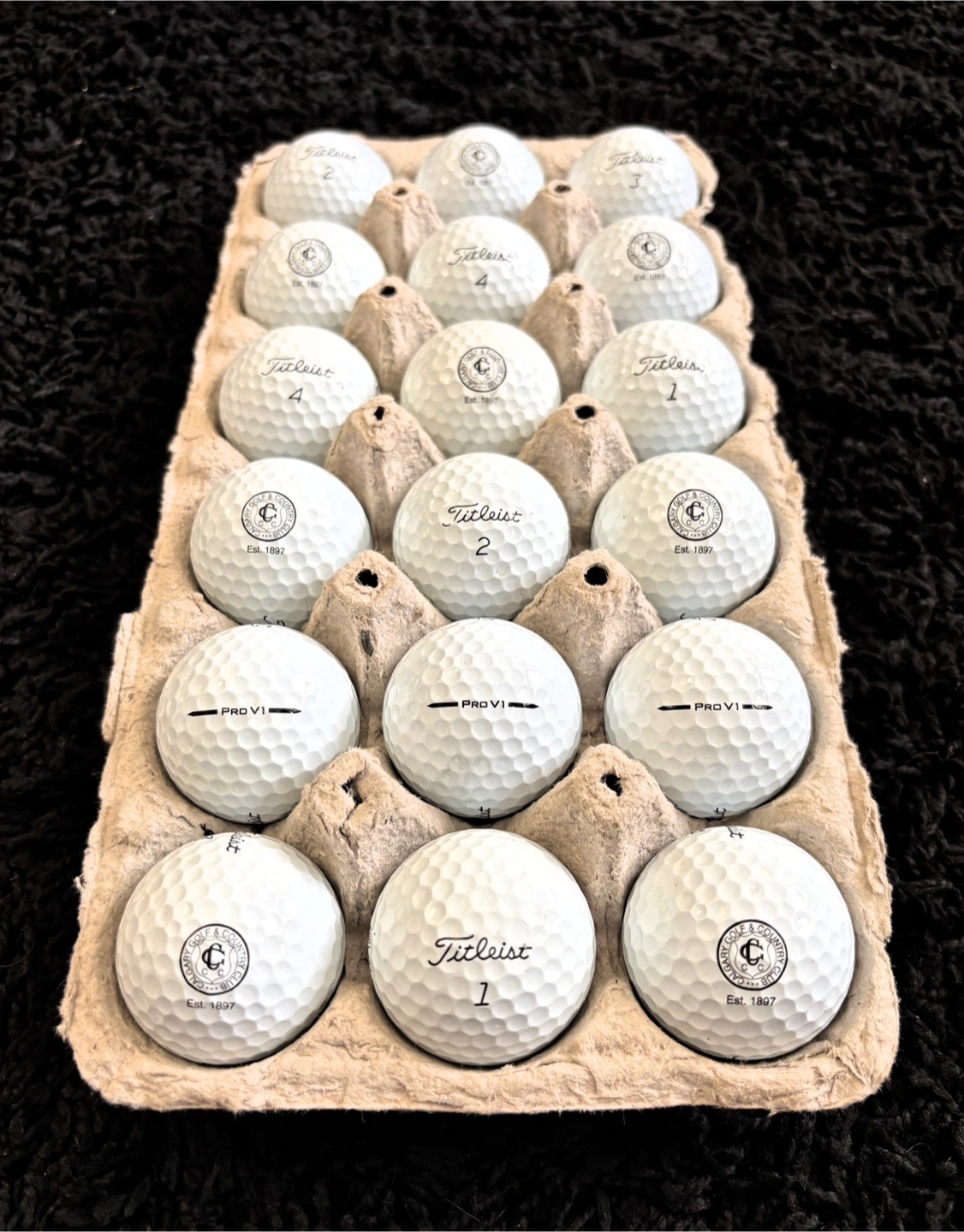 18 Titleist Pro V1 Calgary Golf & Country Club Golf Balls