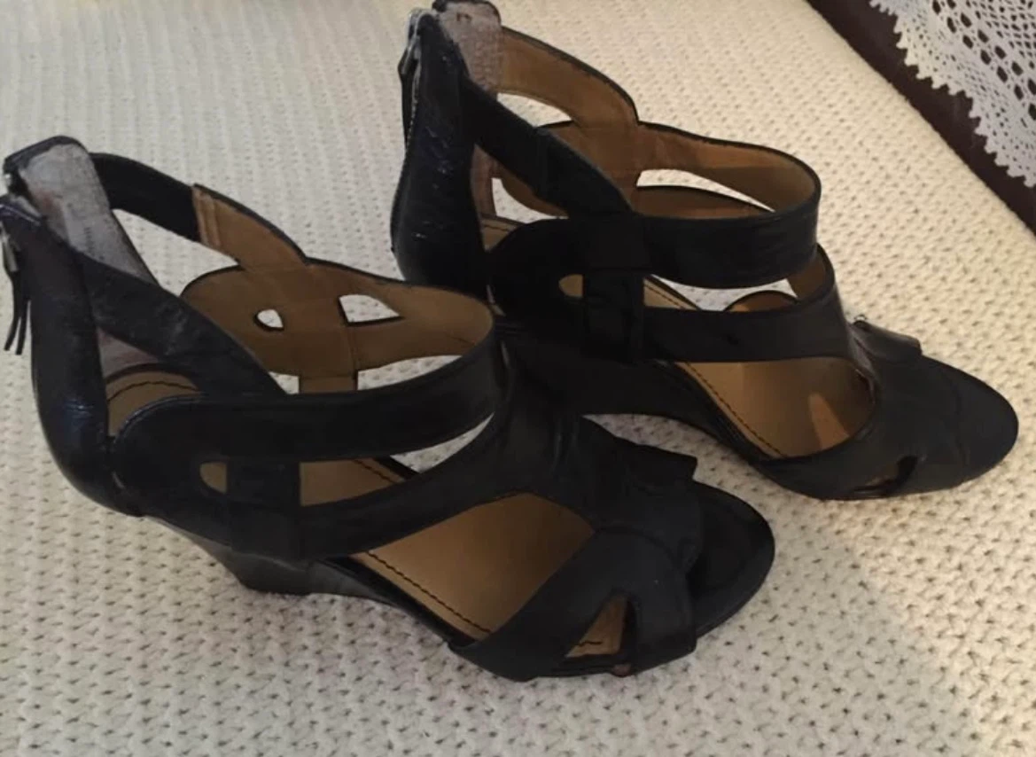 Nine West Leather Wedge Shoes - photo 2