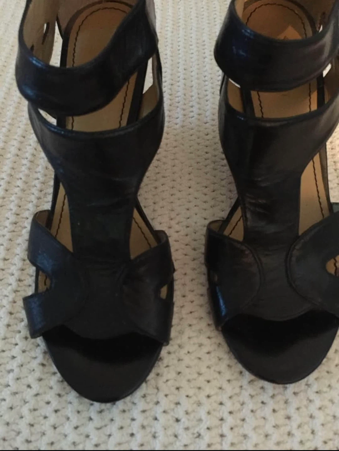 Nine West Leather Wedge Shoes - photo 4