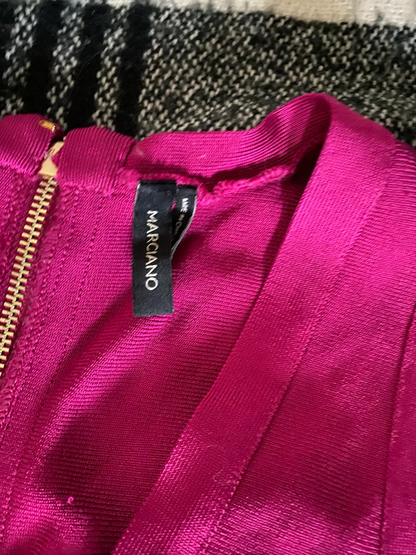 Marciano Fuchsia Bandage Dress