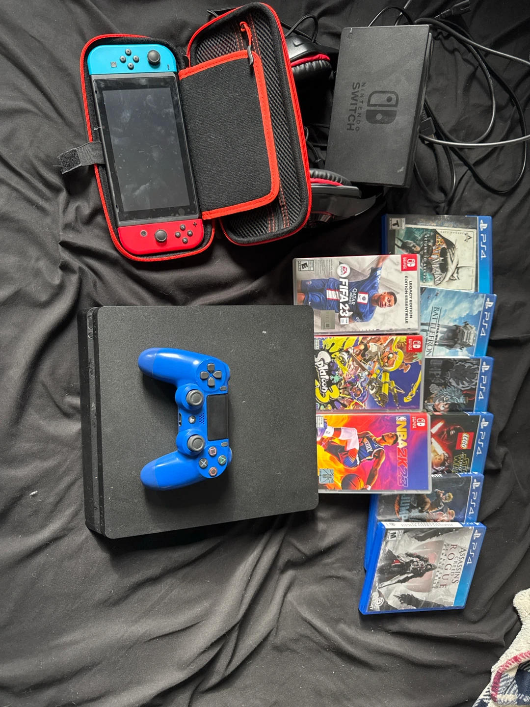 PS4 and a Nintendo switch v1