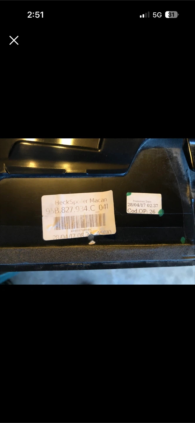 Porche Macan spoiler - photo 4