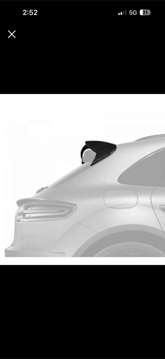 Porche Macan spoiler - photo 5