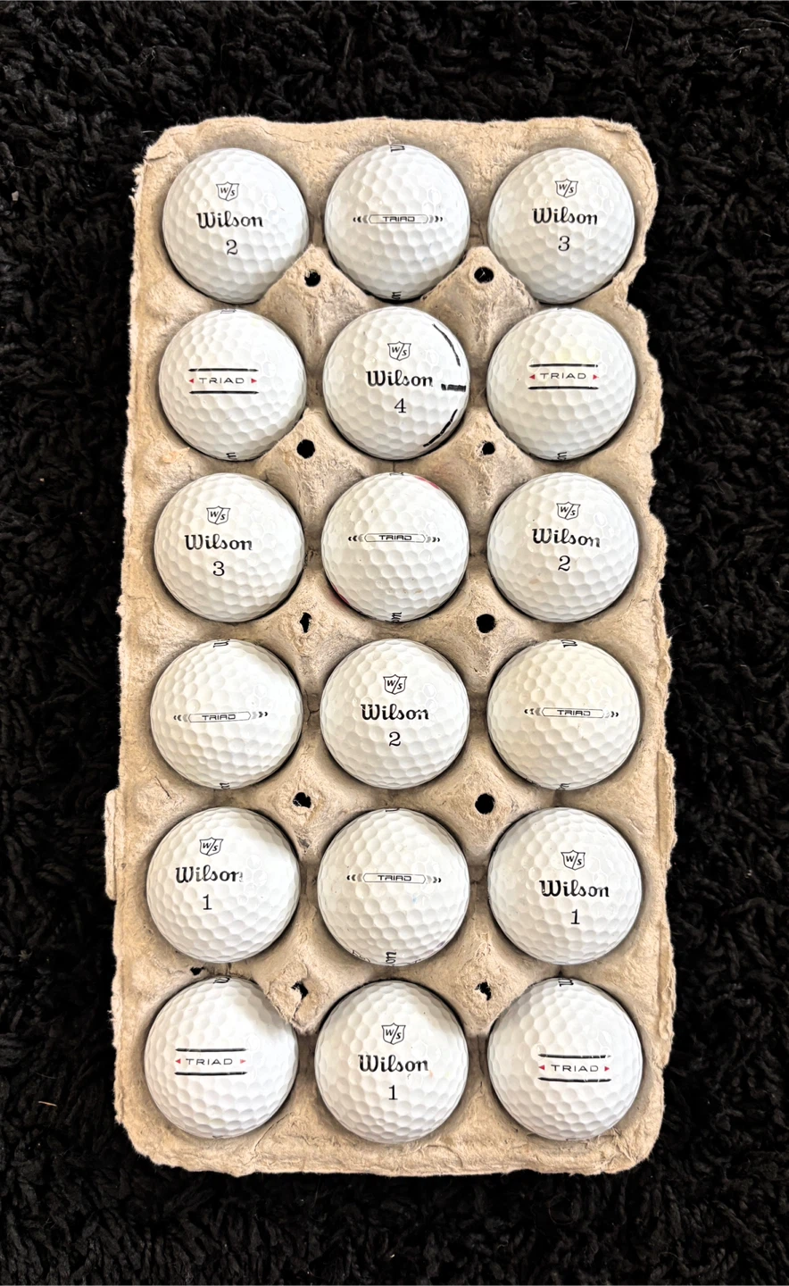 18 Wilson Triad Golf Balls - photo 2