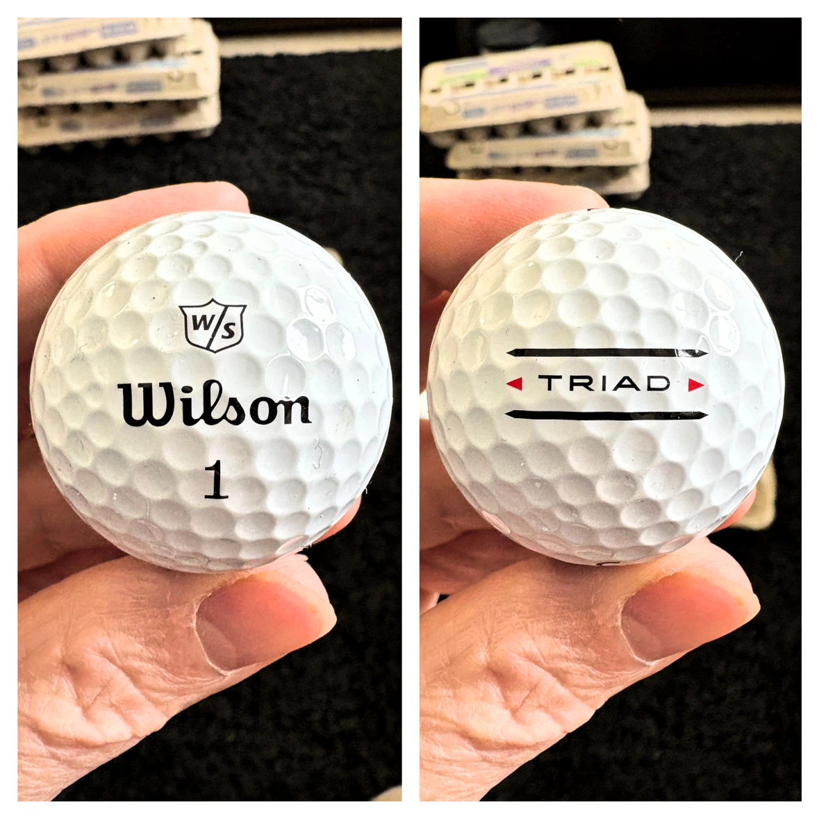 18 Wilson Triad Golf Balls - photo 3