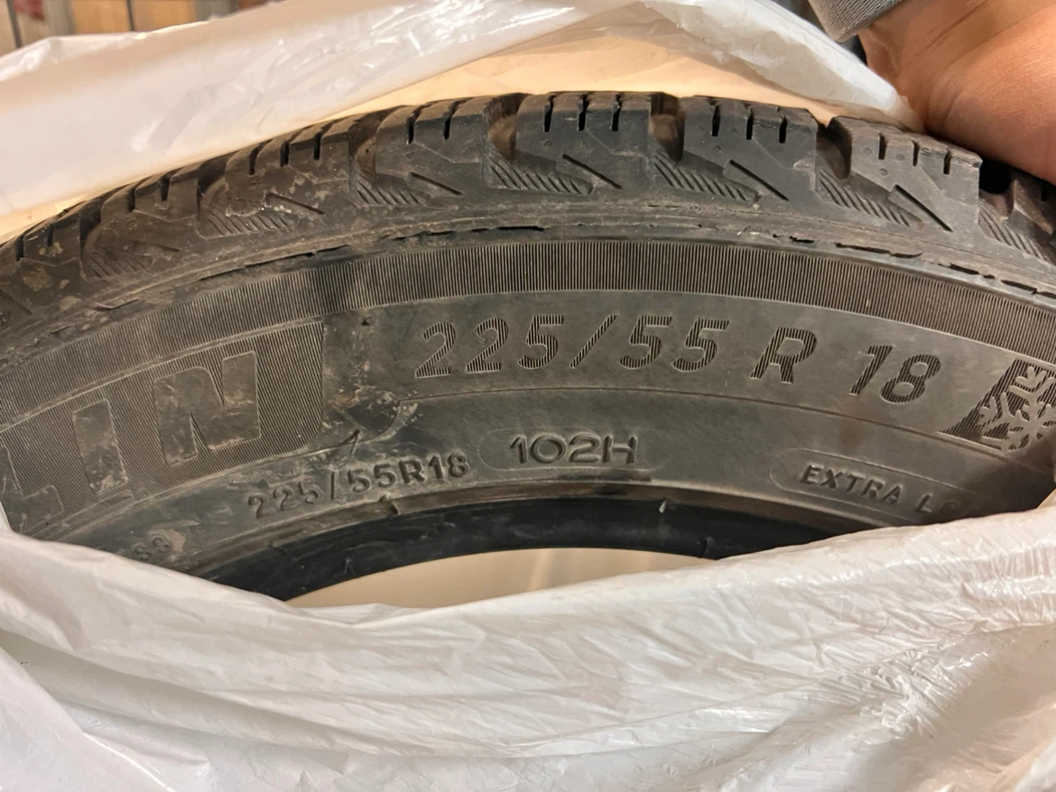 Michelin X-Ice Snow Winter Tires – 225/55R18 – Set of 3