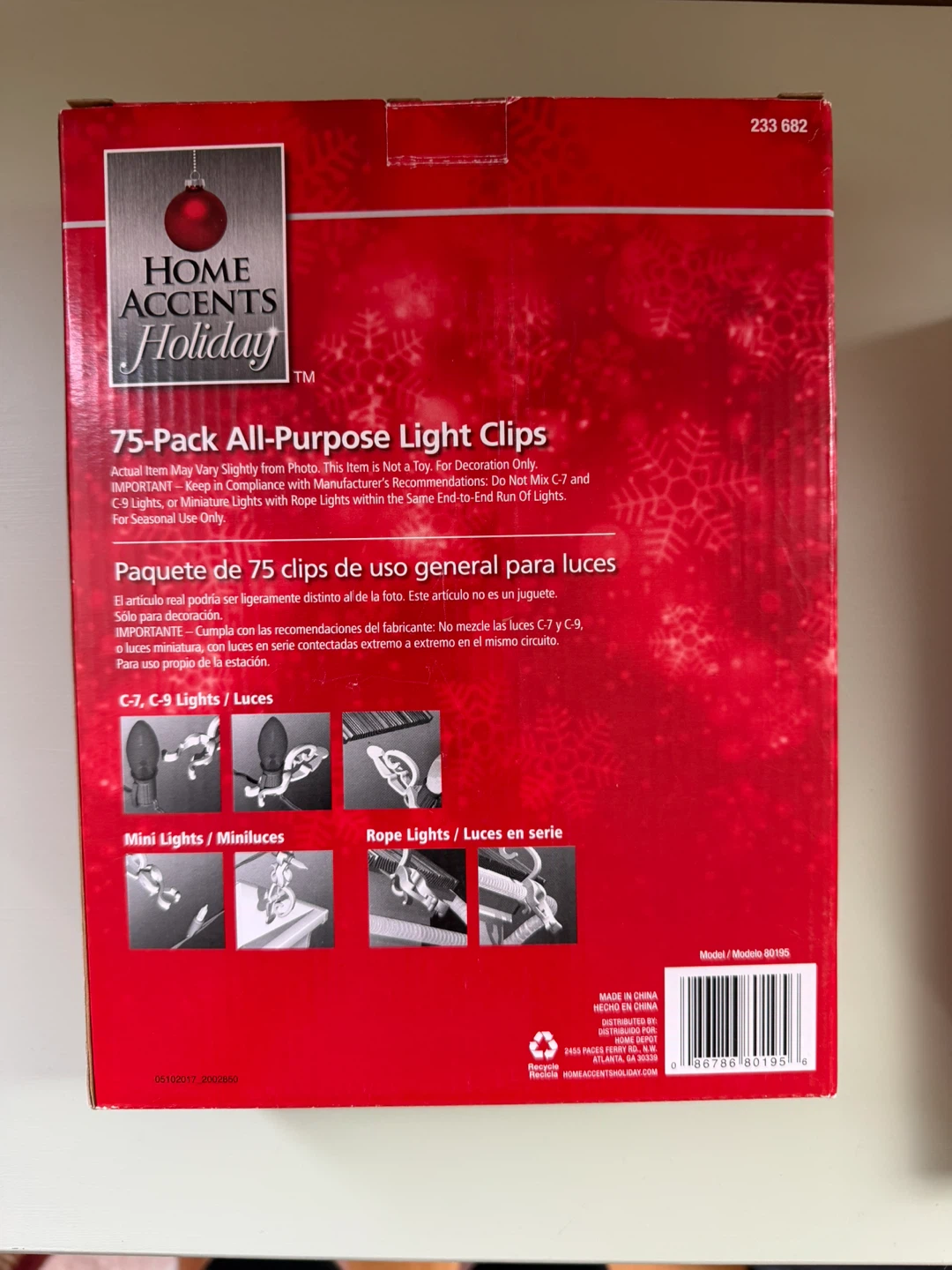 Home Accents Holiday 75-Pack All-Purpose Light Clips QTY2 - photo 2