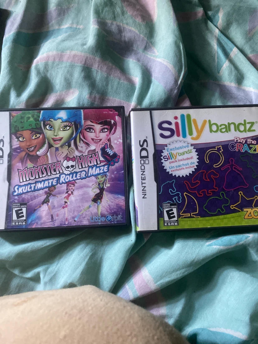 Monster High Roller Maze and Silly Bandz Nintendo DS Games - photo 3