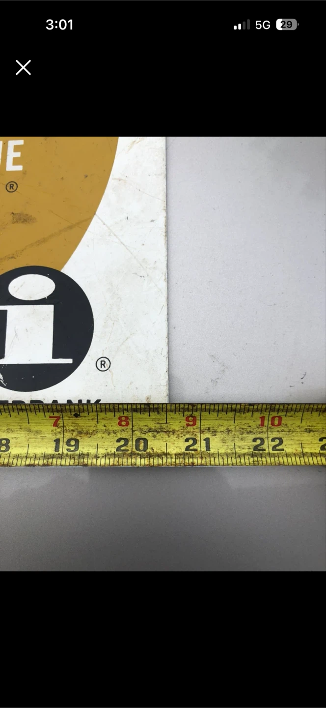 Vintage Master Charge metal sign - photo 3