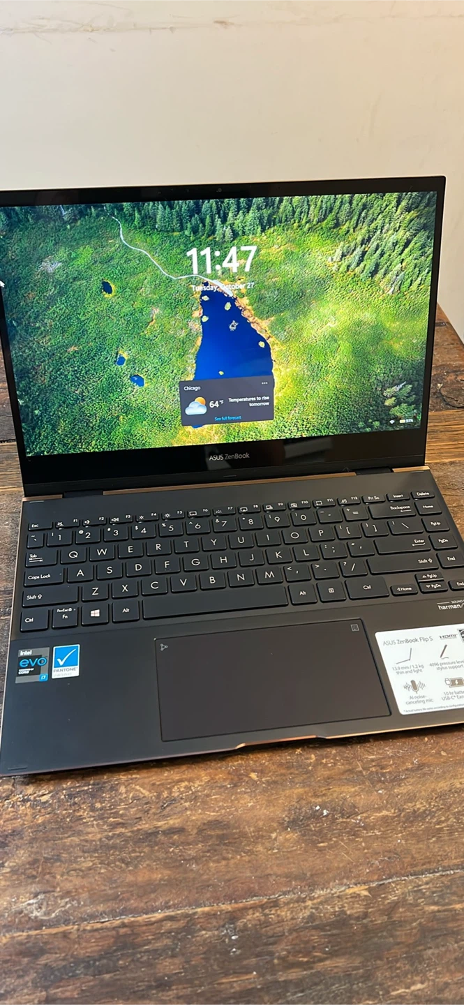 Laptop i7, 16Gb ram, 256 SSD, Asus Zenbook Flip S i7