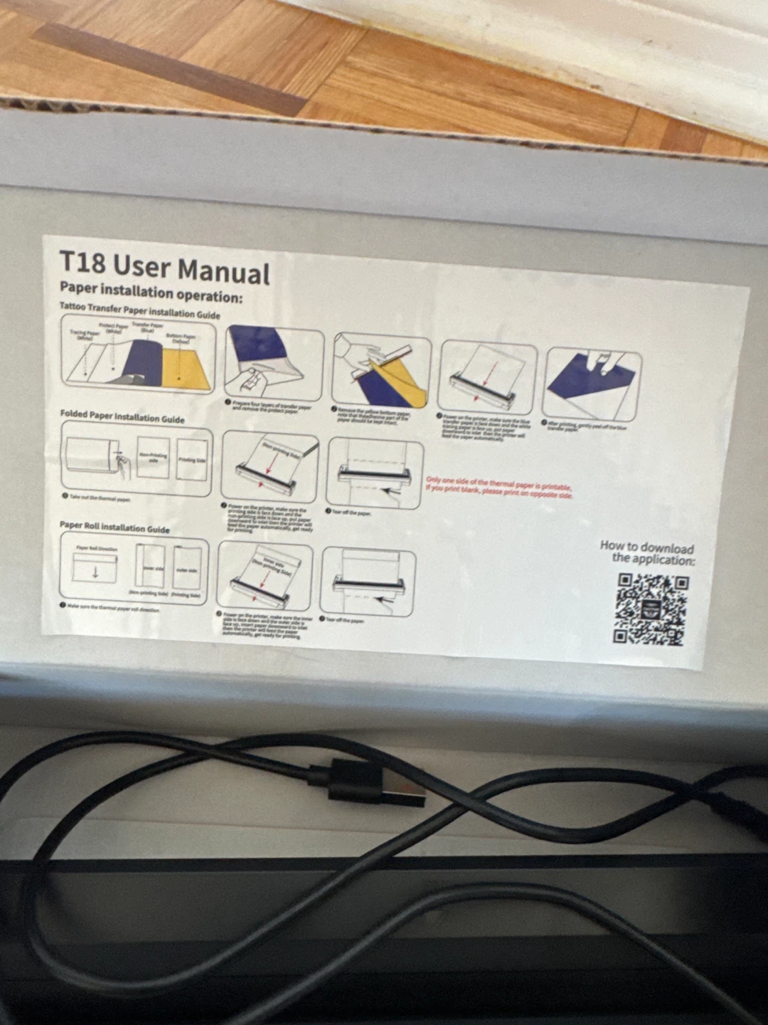 T18 Portable Tattoo Stencil Printer - photo 3