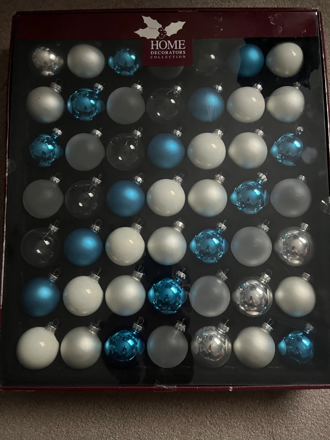 NEW Christmas - 49 Glass Ornaments