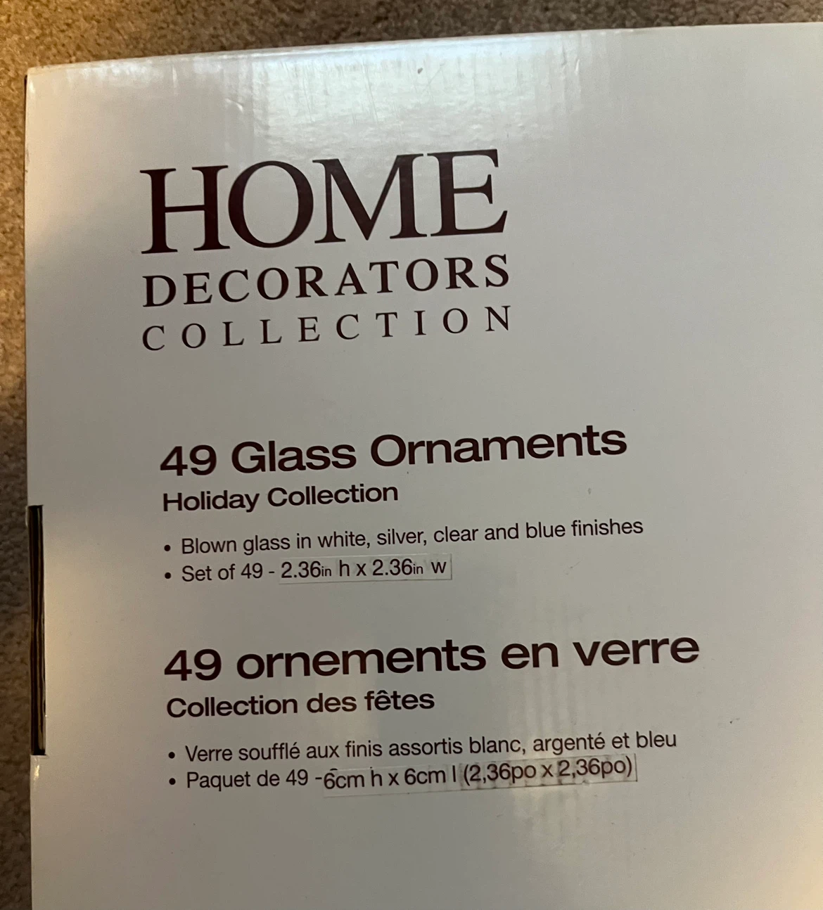NEW Christmas - 49 Glass Ornaments - photo 3