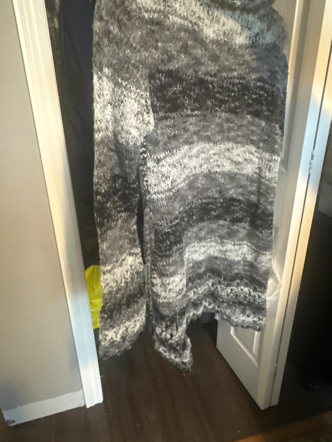 Grey Knit Cardigan Size L - photo 2