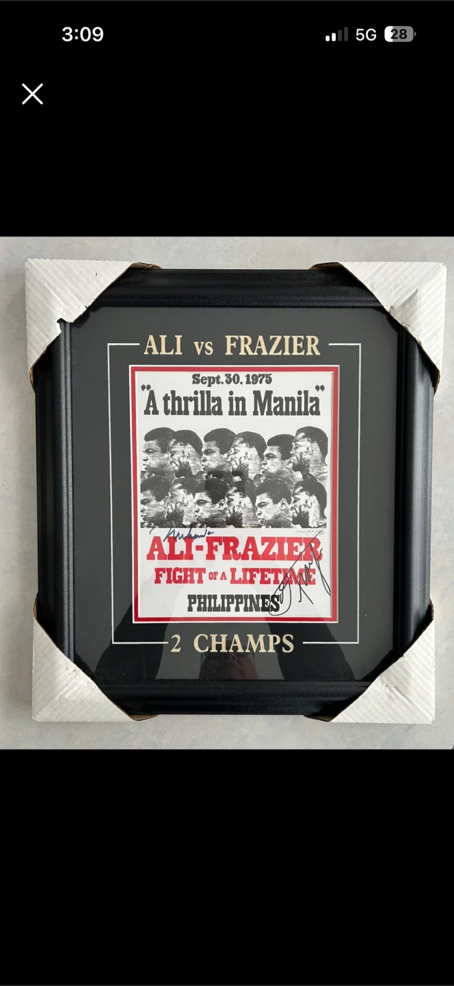 Muhammad Ali Signed with COA