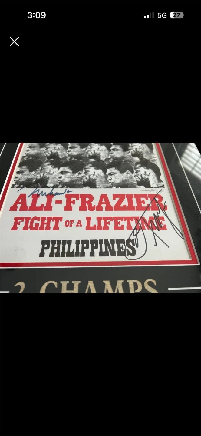 Muhammad Ali Signed with COA - photo 4