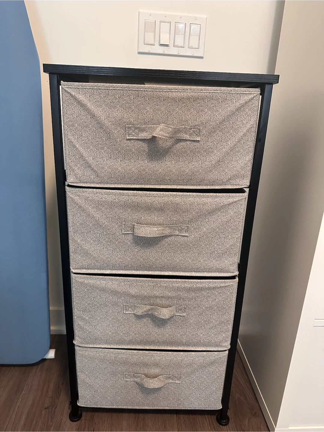 4-Drawer Fabric Storage Unit