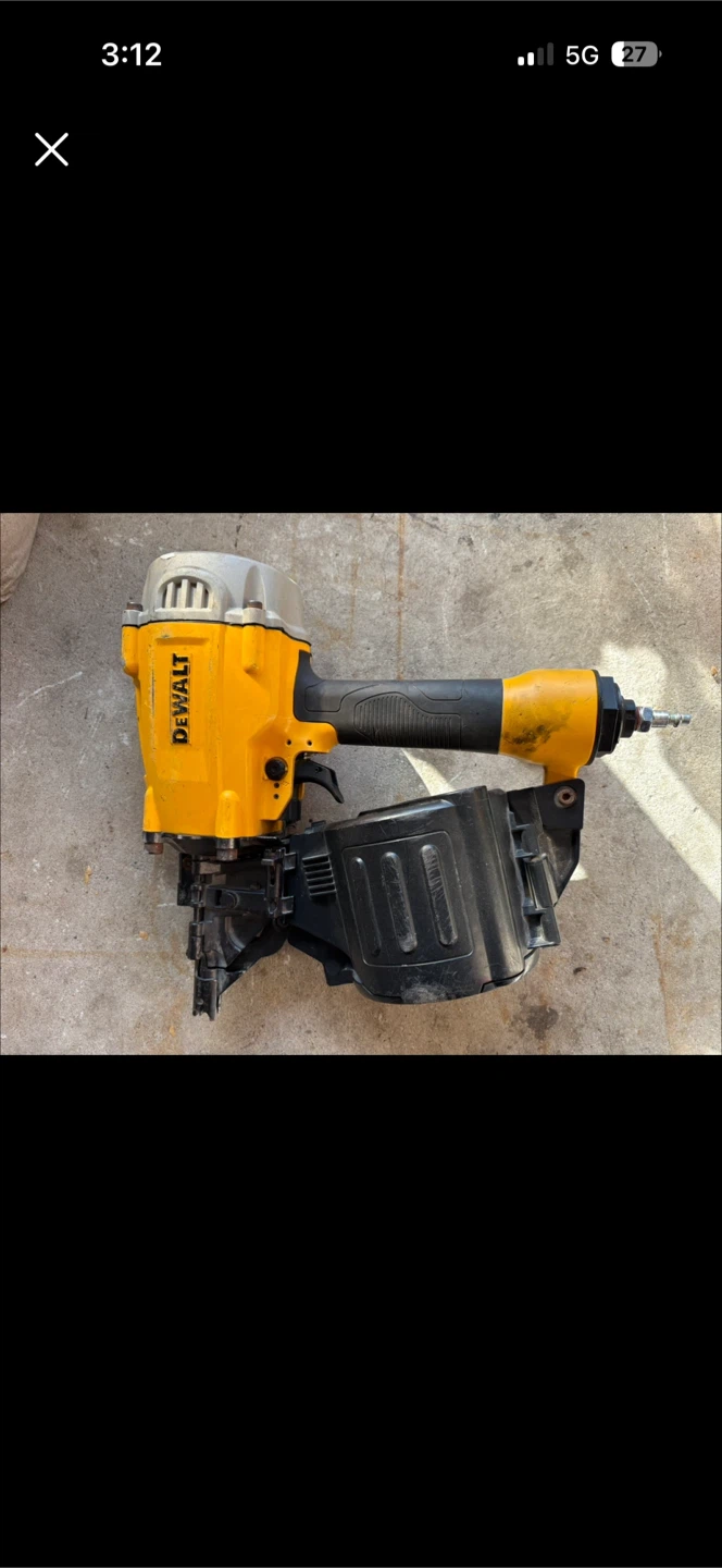 Dewalt 15 Degree coil Framing nailer