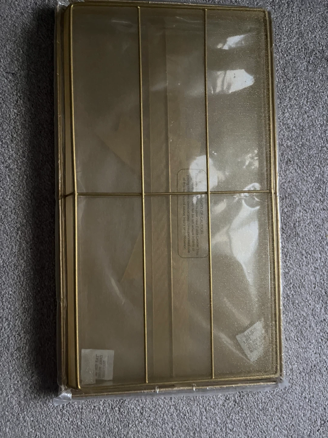 NEW Gift Box / gold metal vanity tray - photo 3