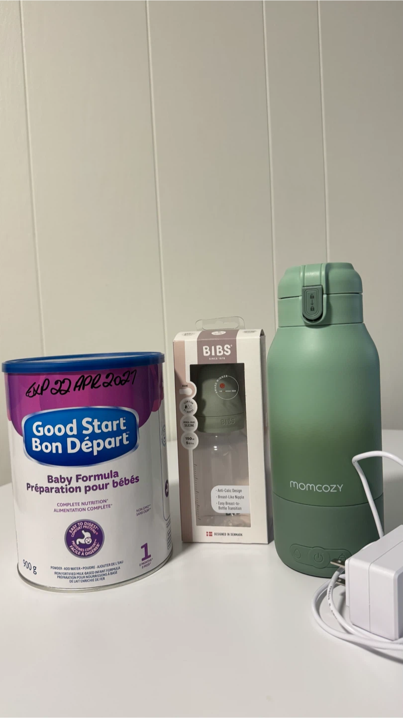 Baby Feeding Set - Bottle Warmer, BIBS Bottle & Formula