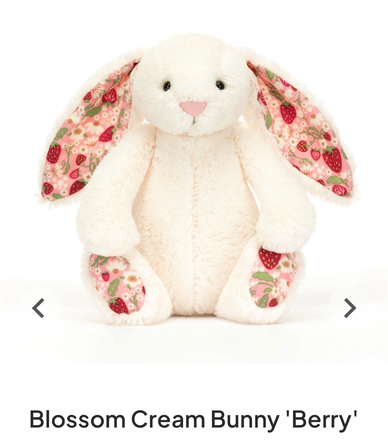 Jellycat Blossom Cream Bunny Berry - photo 2