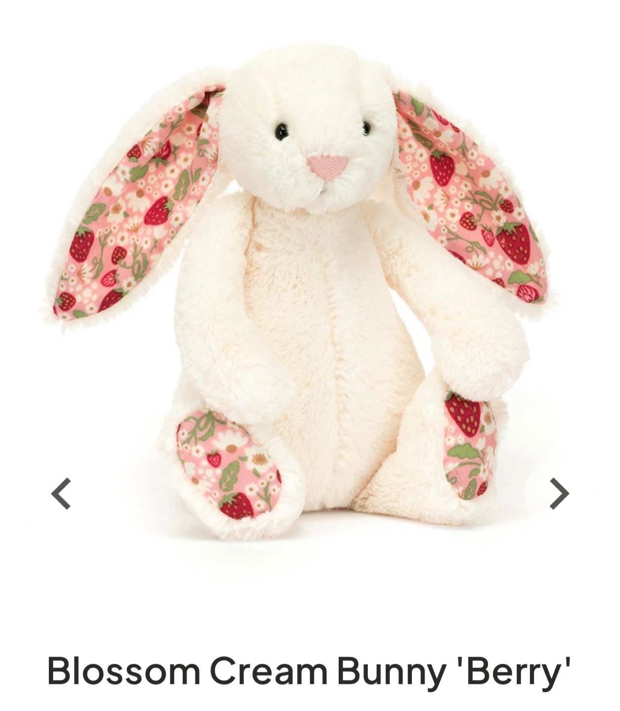 Jellycat Blossom Cream Bunny Berry - photo 3