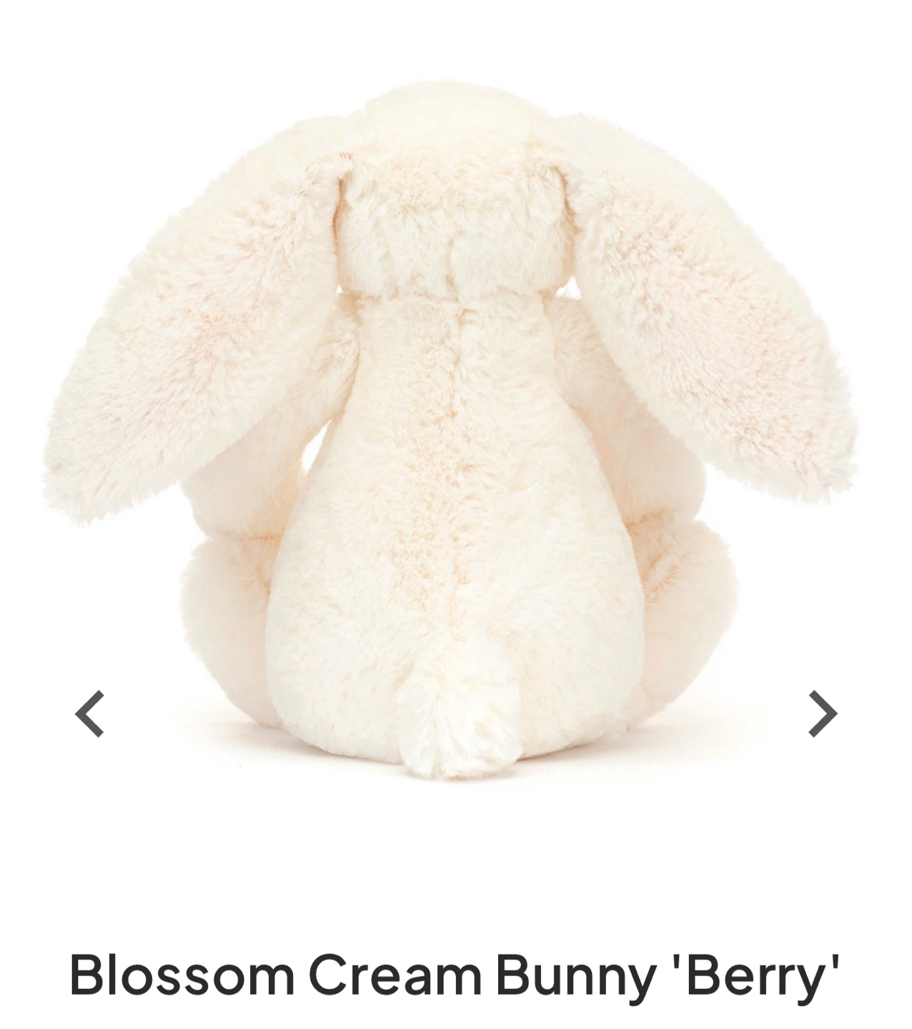 Jellycat Blossom Cream Bunny Berry - photo 5