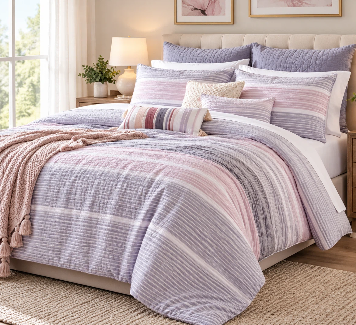 🛏️BRAND NEW Swift Home 100% Cotton Duvet Cover Set – QUEEN