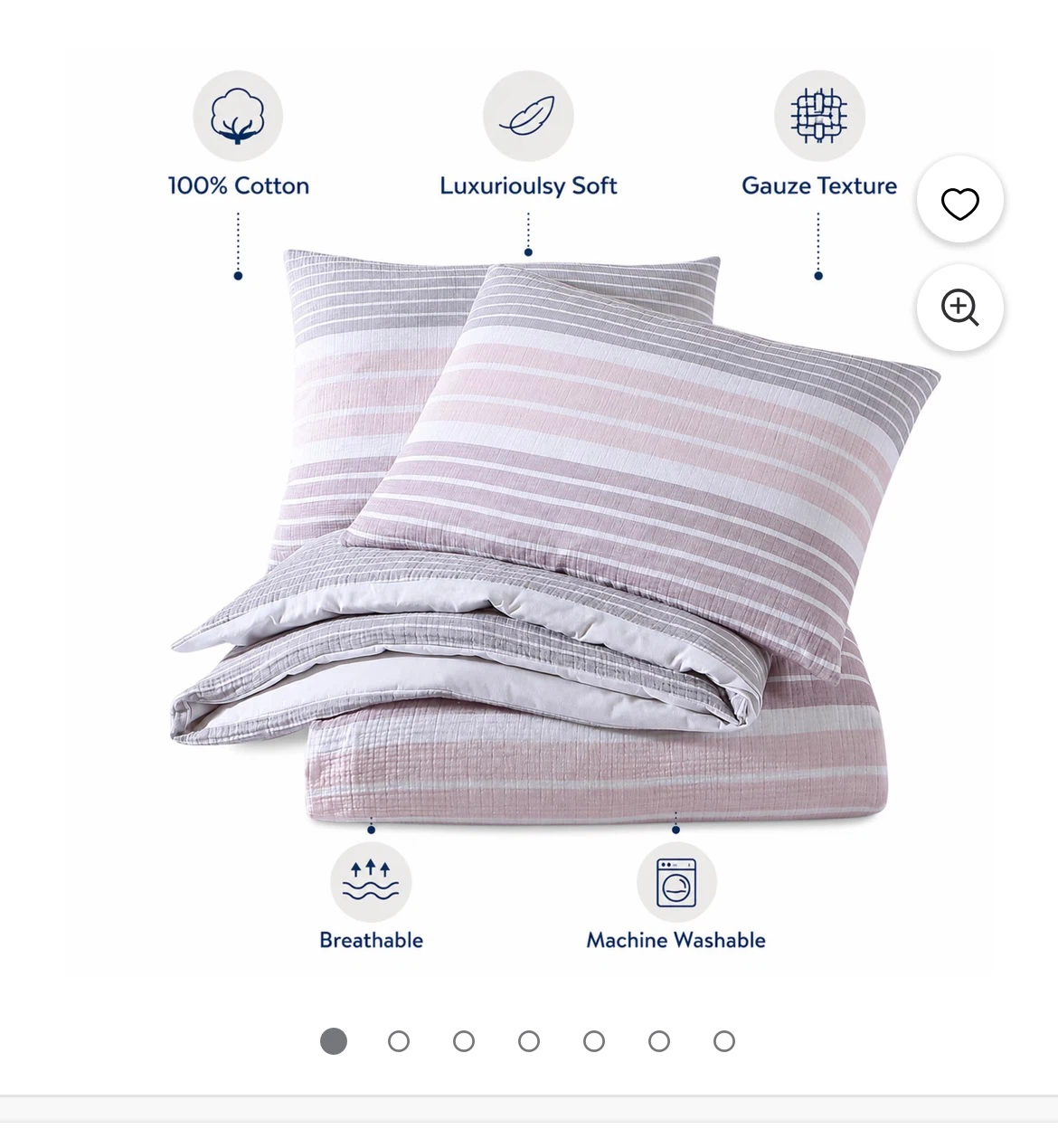 🛏️BRAND NEW Swift Home 100% Cotton Duvet Cover Set – QUEEN - photo 5
