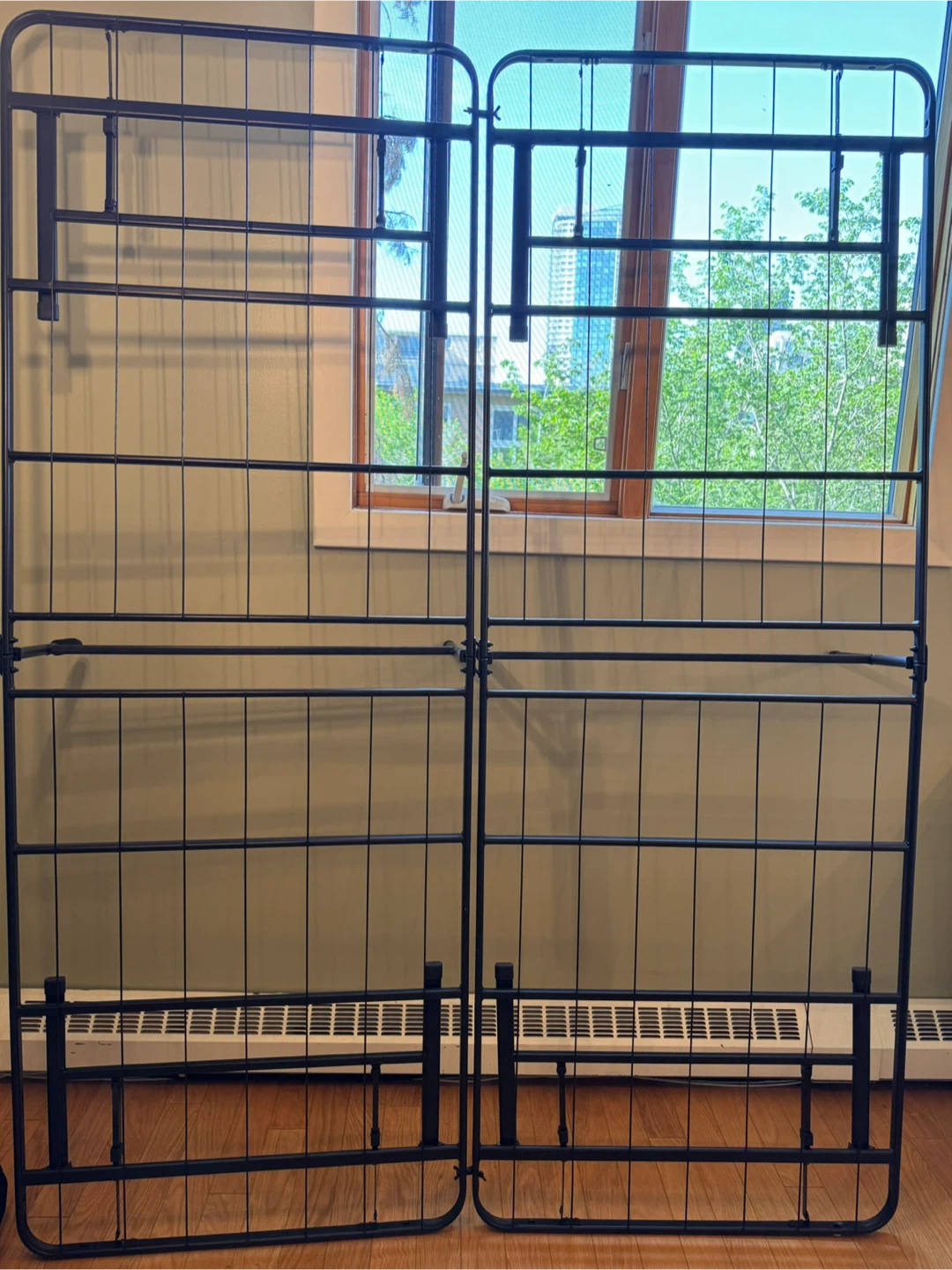 Queen Size Mattress (Like NEW!) + Foldable Steel Bed Frame - photo 5
