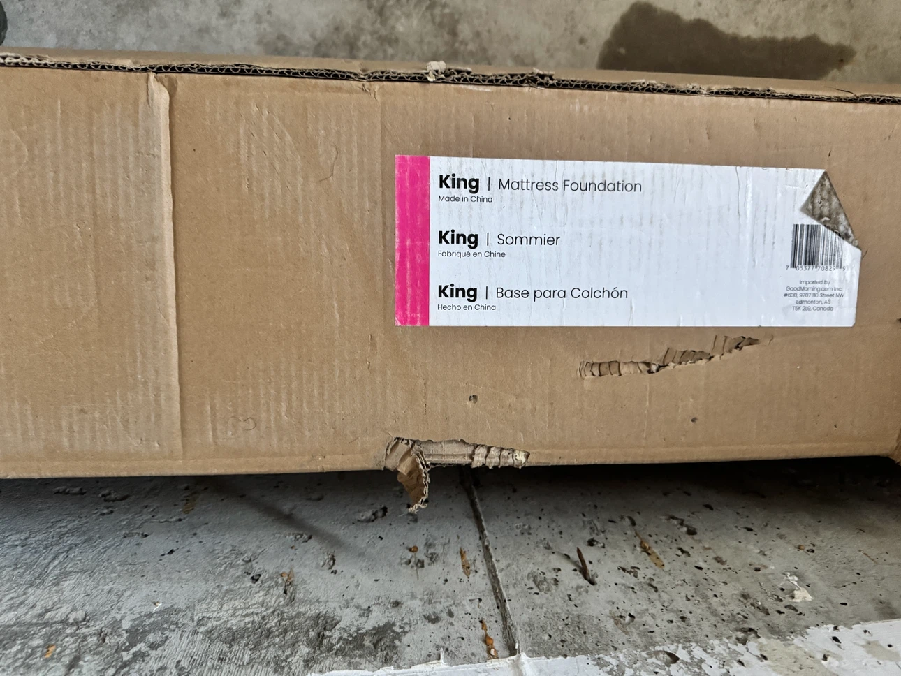King Size Mattress Foundation unopened
