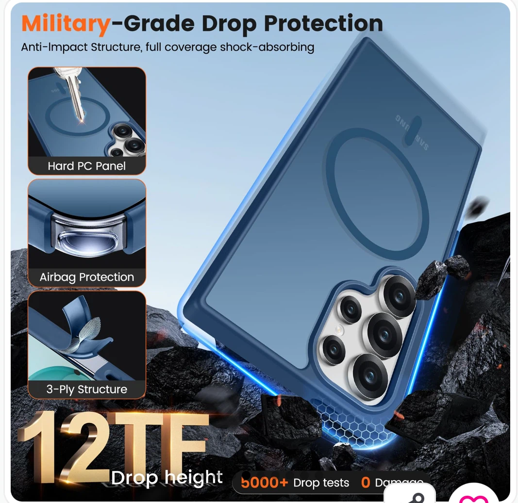 Dark Blue Phone Case for S24 Ultra - photo 4