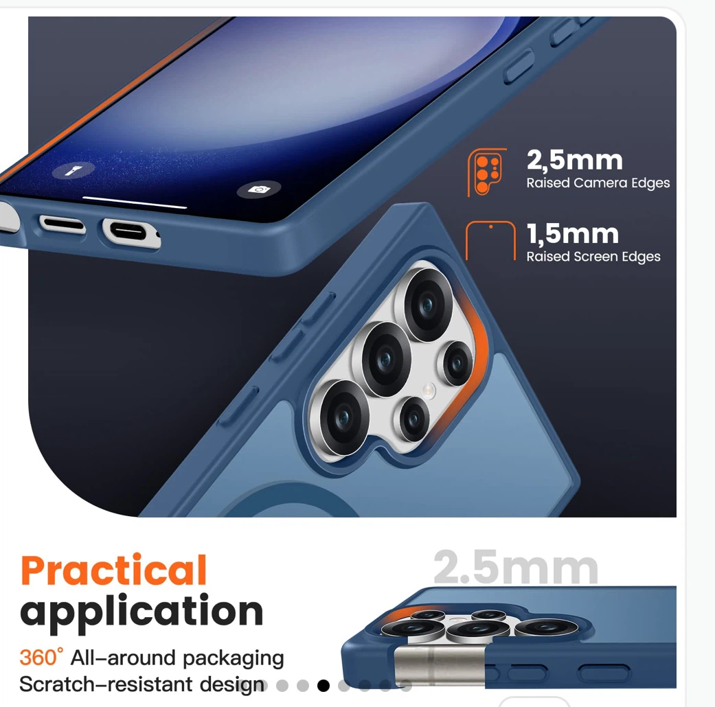 Dark Blue Phone Case for S24 Ultra - photo 5