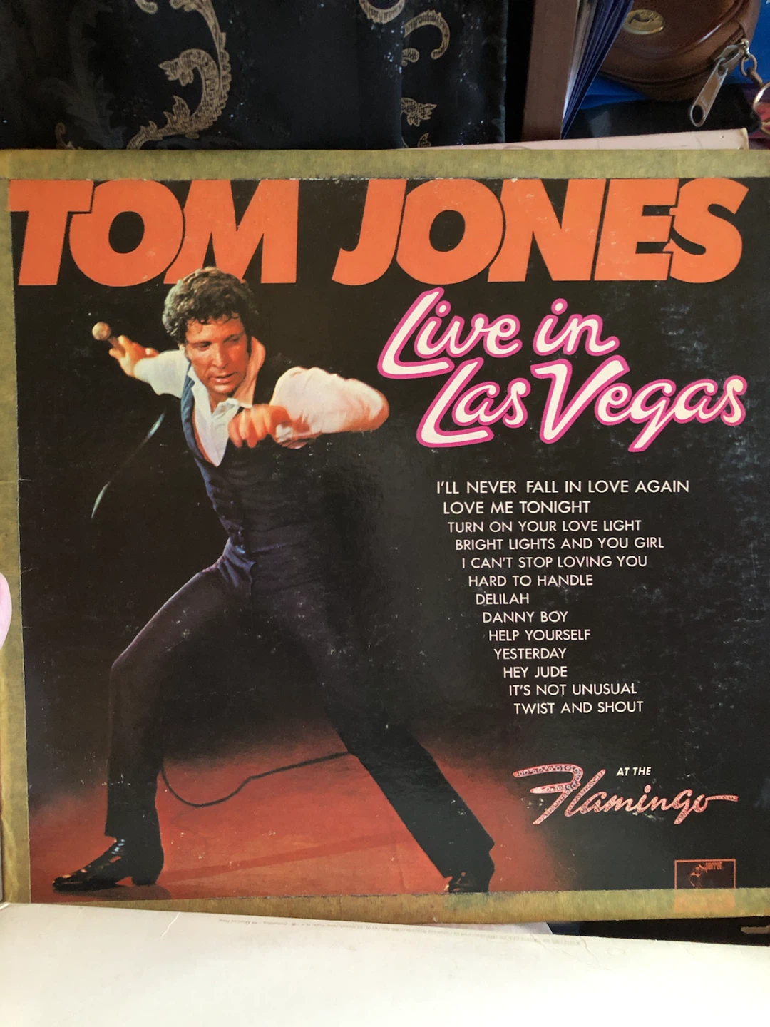 Tom Jones Live in Las Vegas Vinyl Record
