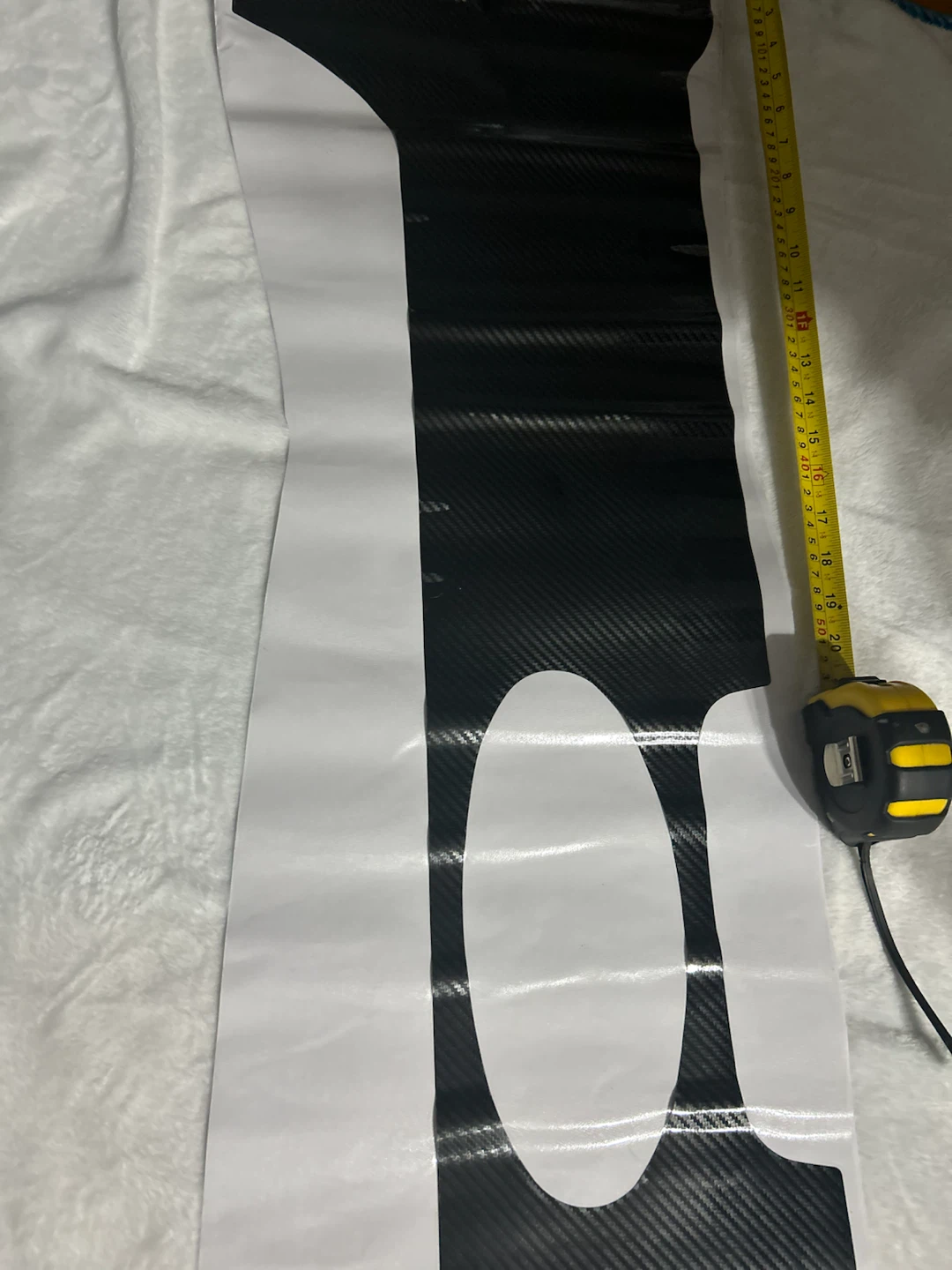 New-Carbon fibre style vinyl sticker decal