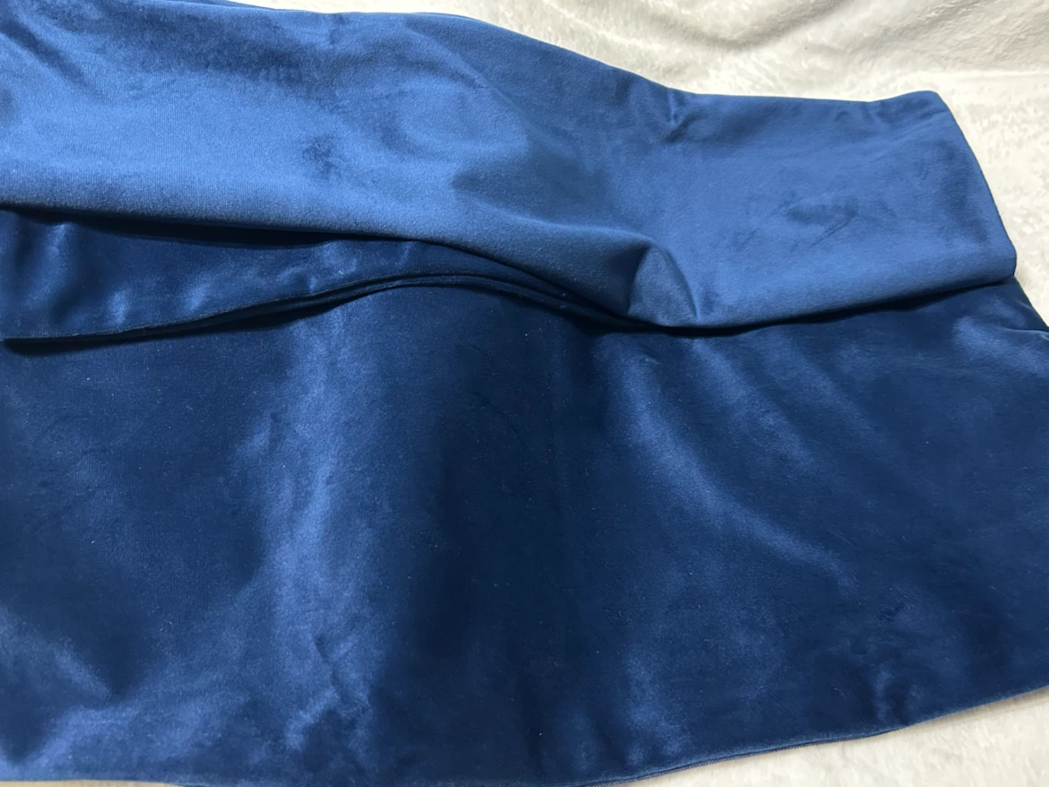 New 2 Pack Miulee Blue Velvet Pillow Cover - photo 2