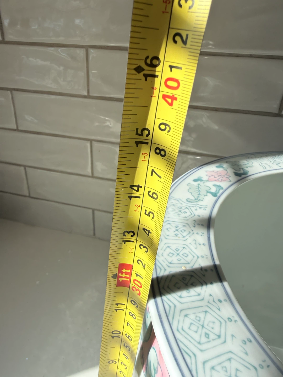 Large Chinese Porcelain Planter - photo 3