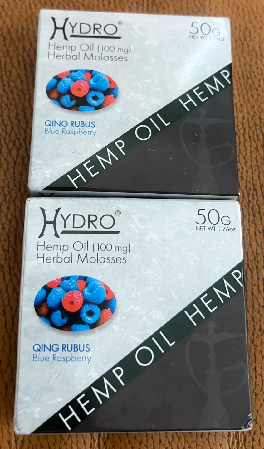 2x Hydro Herbal Molasses Blue Raspberry 50g