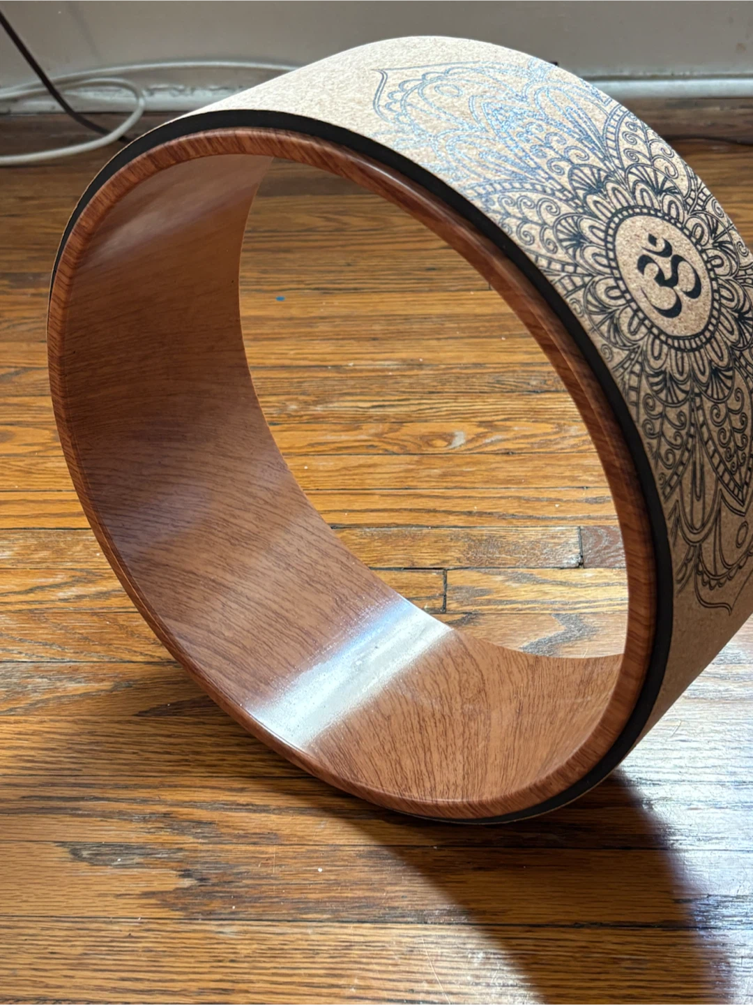 Yoga Wheel with Om Mandala Design - photo 3