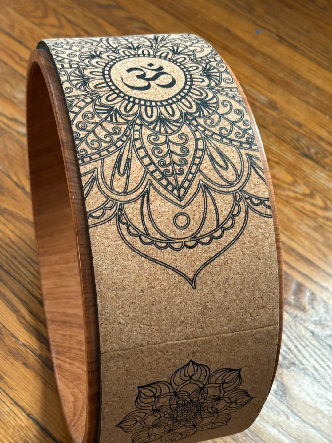 Yoga Wheel with Om Mandala Design - photo 4