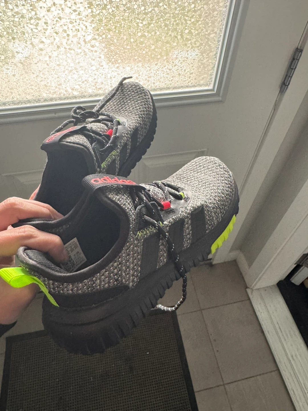 Adidas Kids Running Shoes Black/Grey